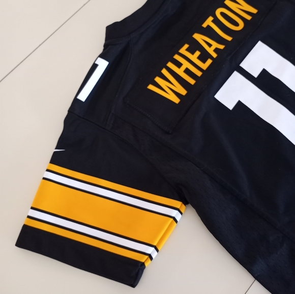 Pittsburgh Steelers On Field Jersey Wheaton 11 Boys Size Medium 10/12 - Picture 7 of 16